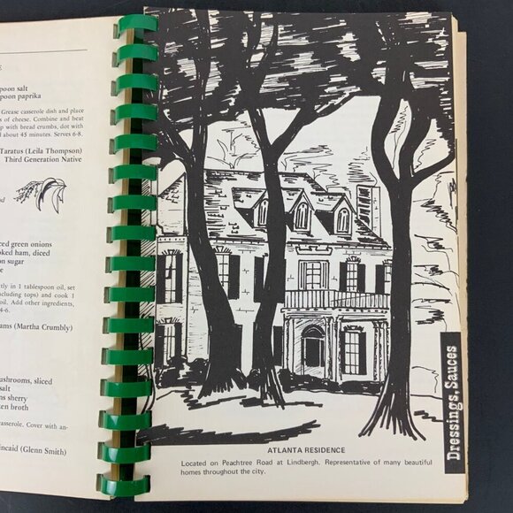 Atlanta Natives Favorite Recipes Spiral-Bound Cookbook 1980 Georgia USA Vintage - Picture 9 of 16